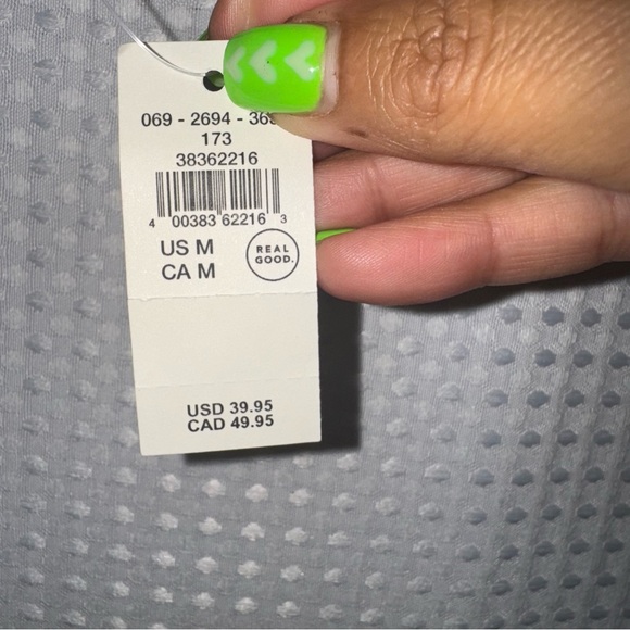 Aerie ribbed crop tank lace back M NWT - Picture 3 of 4